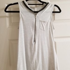 1/2 Zip Tank with Hoodie